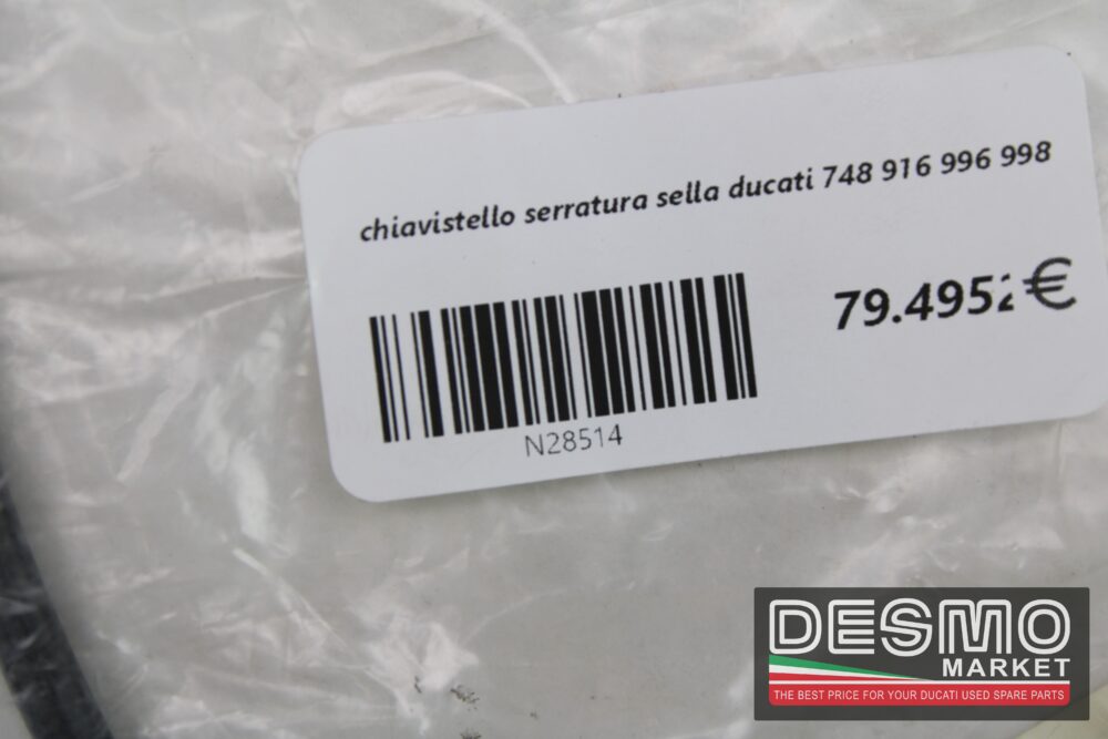 chiavistello serratura sella ducati 748 916 996 998 - immagine 2