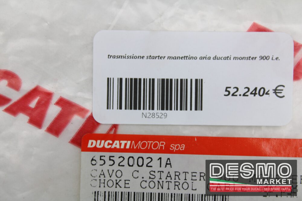 trasmissione starter manettino aria ducati monster 900 i.e. - immagine 2