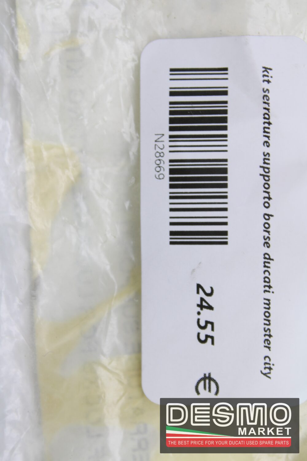 kit serrature supporto borse ducati monster city - immagine 2