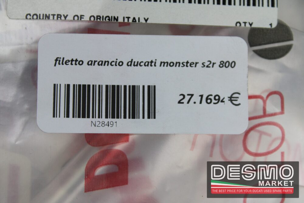 filetto arancio ducati monster s2r 800 - immagine 3