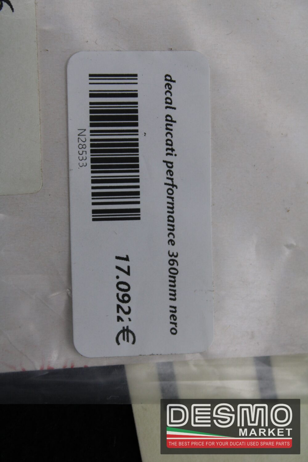 decal ducati performance 360mm nero - immagine 3