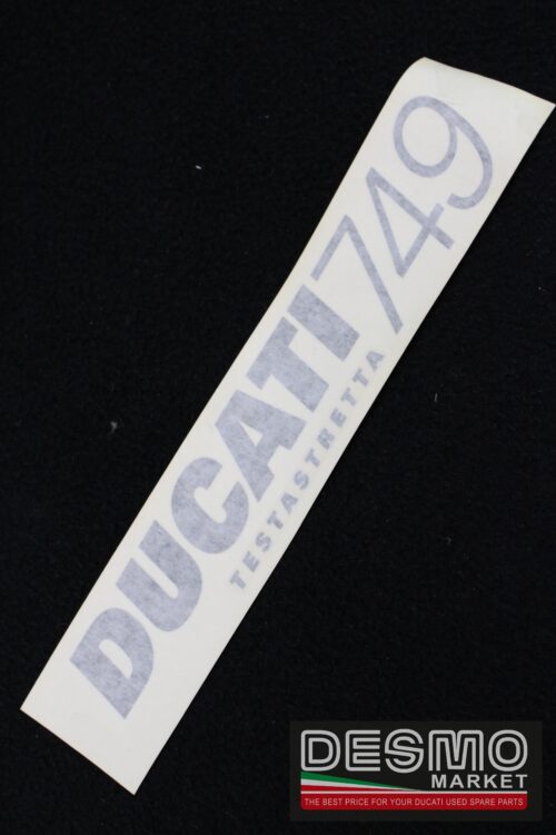 emblema ducati 749 grigio scur