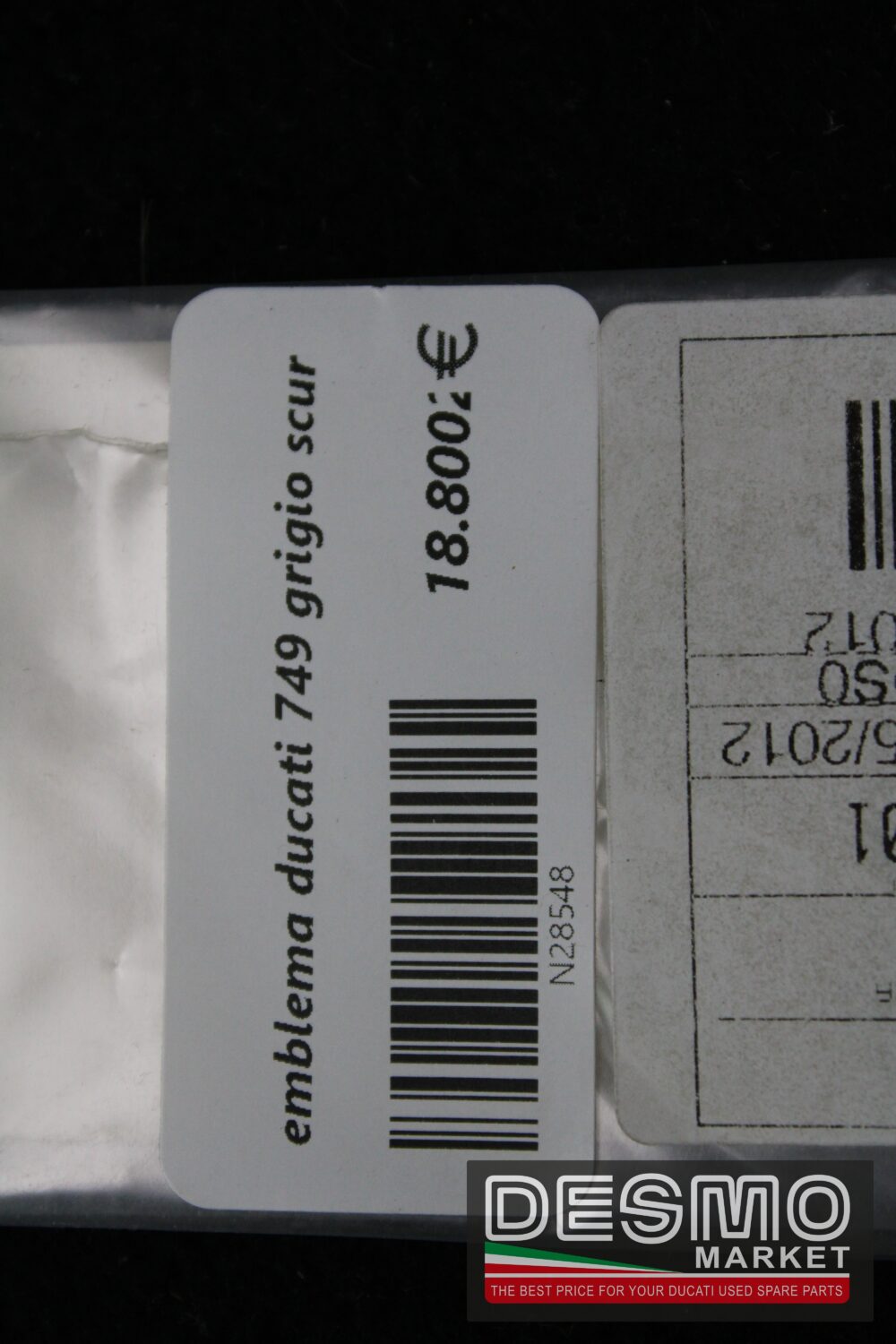 emblema ducati 749 grigio scur - immagine 3