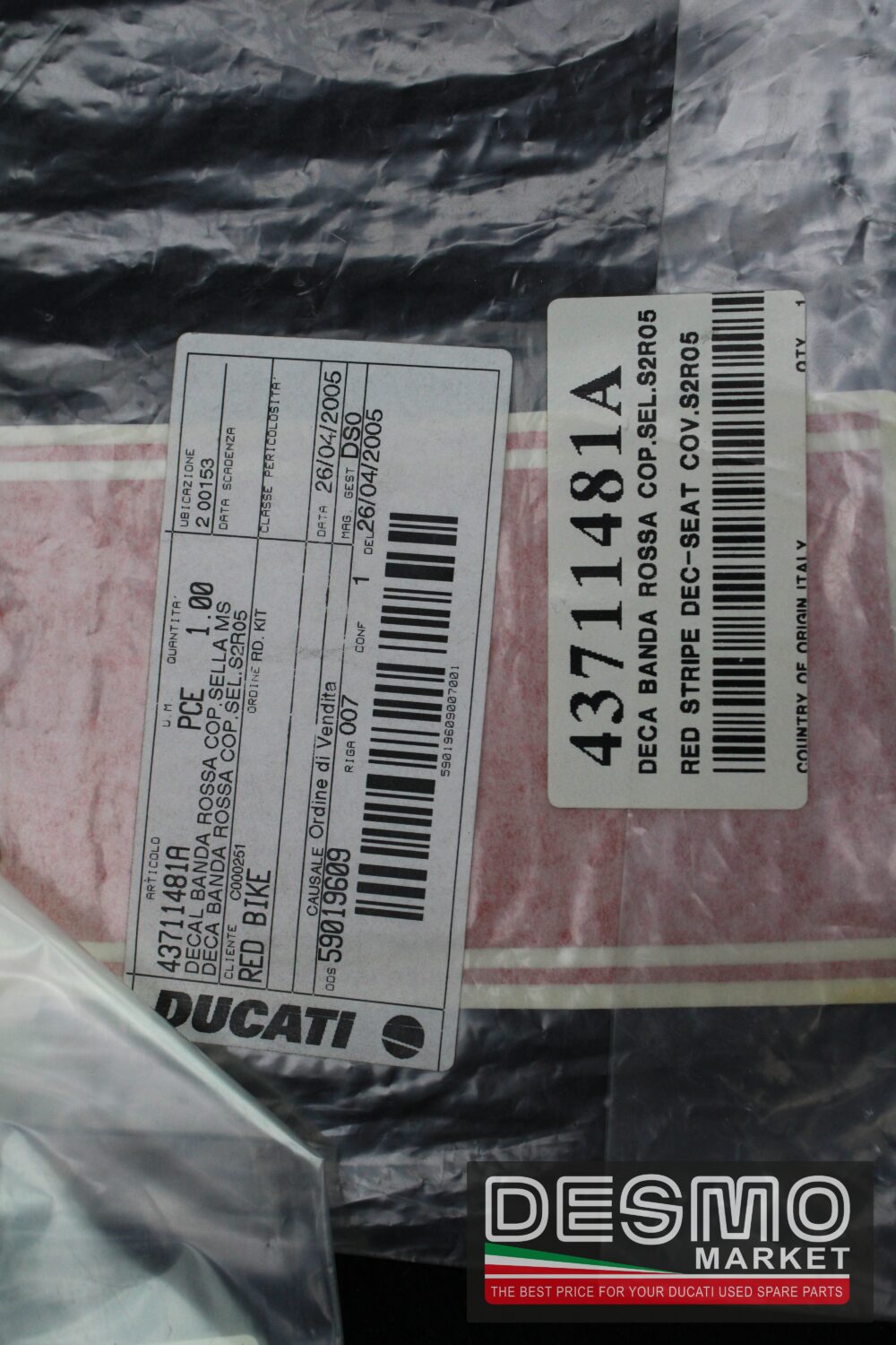 filetto arancio ducati monster s2r 800 - immagine 2