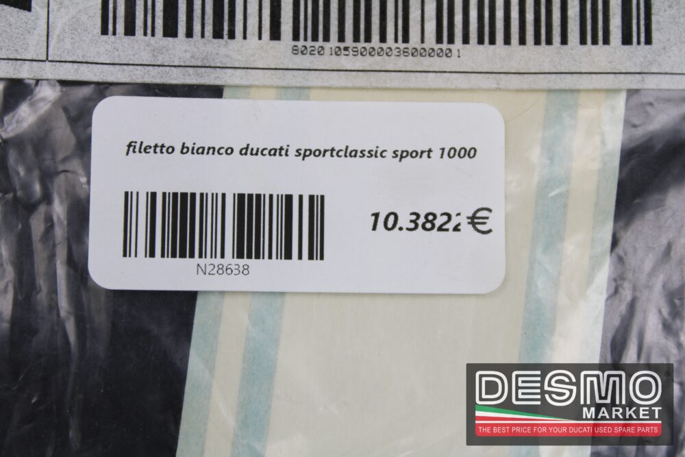 filetto bianco ducati sportclassic sport 1000 - immagine 2