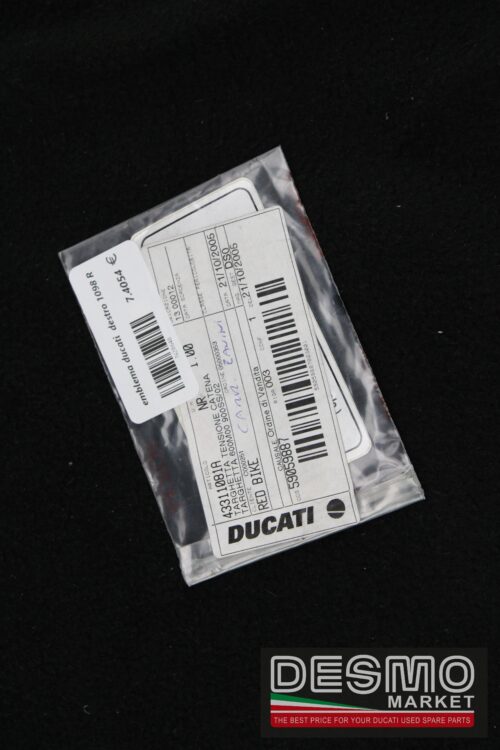 emblema ducati  destro 1098 R