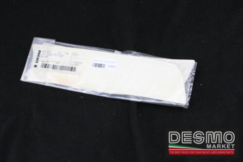 filetto bianco copri sella ducati monster s2r
