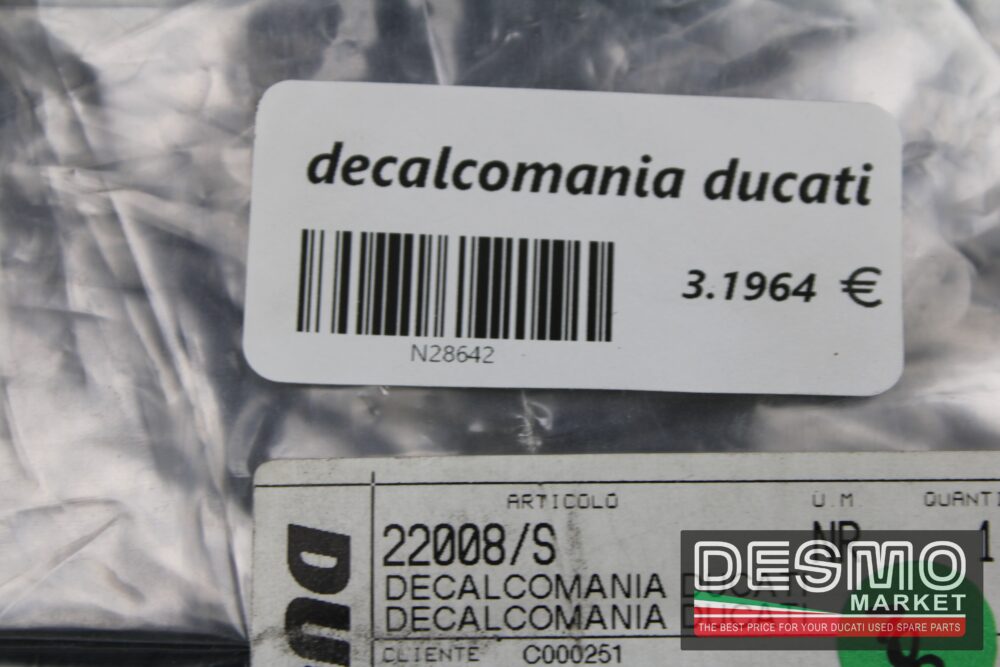 decalcomania ducati - immagine 2