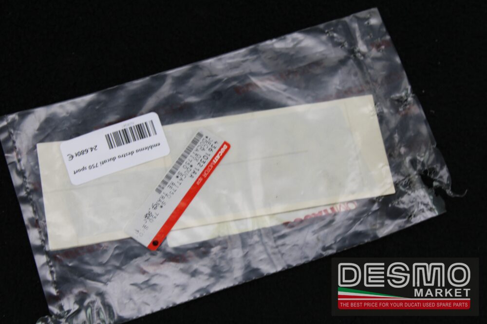 emblema destro ducati 750 sport