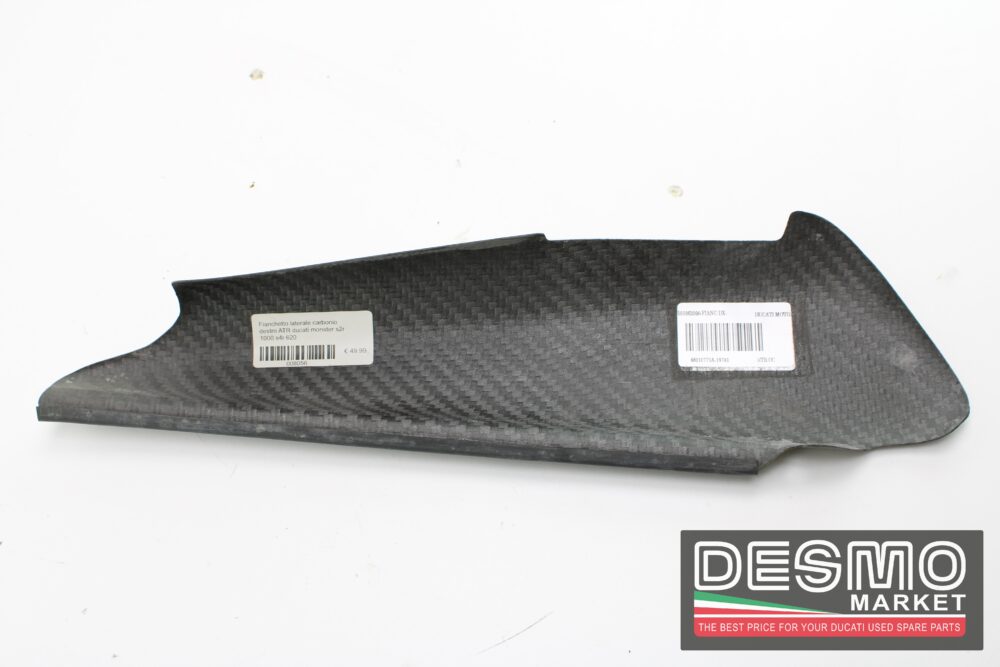 Fianchetto laterale carbonio destro ATR DUCATI Monster s2r  s4r 620 - immagine 2