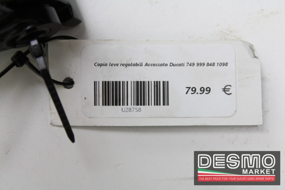 Copia leve regolabili Accossato Ducati 749 999 848 1098 - immagine 5