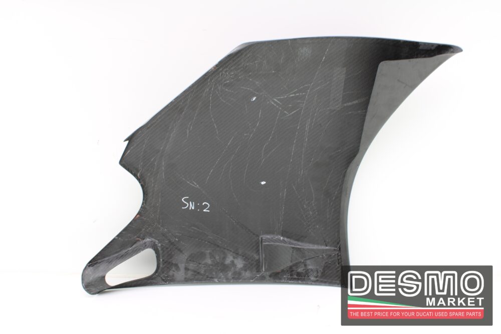 Carena laterale sinistra carbonio Ducati 748 916 996 998 - immagine 9