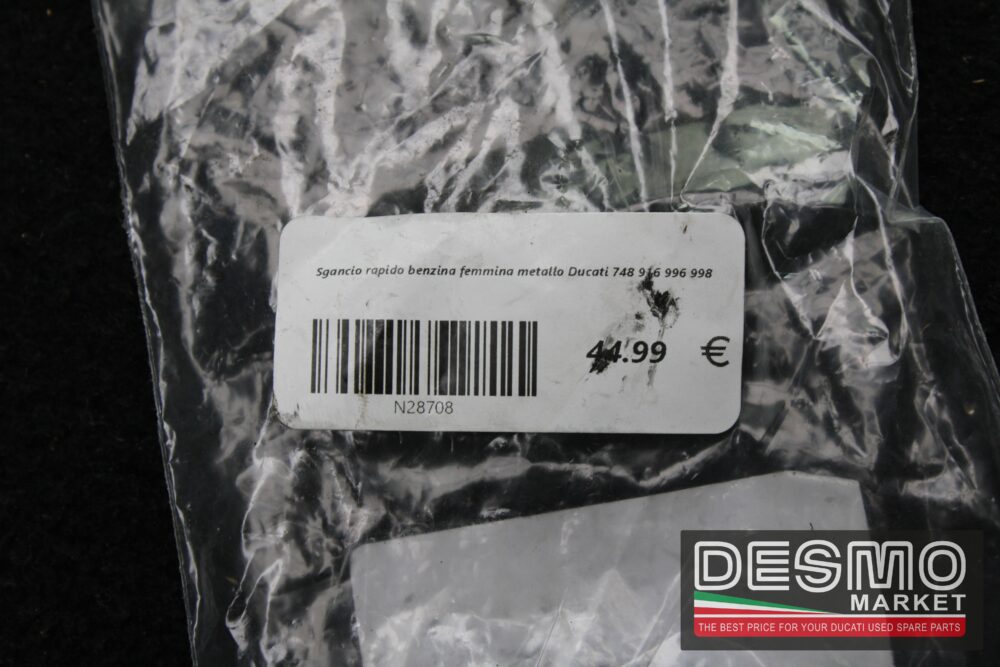 Sgancio rapido benzina femmina metallo Ducati 748 916 996 998 - immagine 2