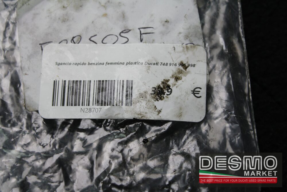 Sgancio rapido benzina femmina plastica Ducati 748 916 996 998 - immagine 3