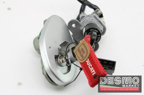 Kit blocchetto chiavi tappo serbatoio Ducati 749 999
