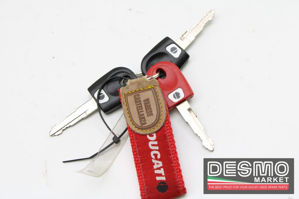 Kit blocchetto chiavi tappo serbatoio Ducati 749 999 - immagine 2