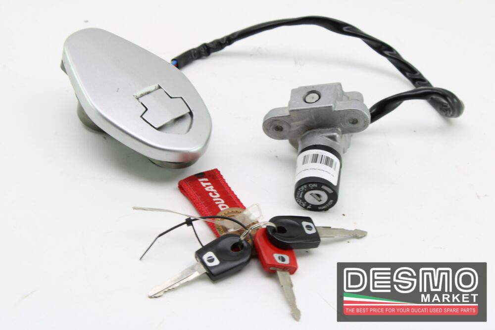 Kit blocchetto chiavi tappo serbatoio Ducati 749 999 - immagine 9