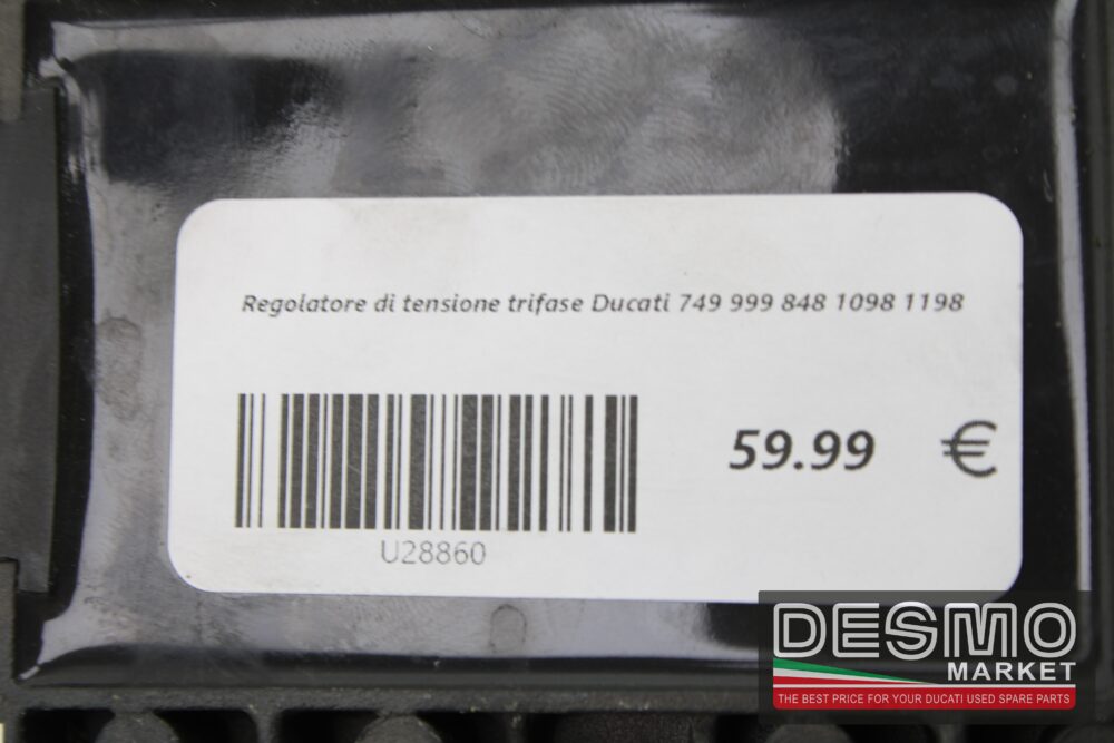 Regolatore di tensione trifase Ducati 749 999 848 1098 1198 - immagine 7