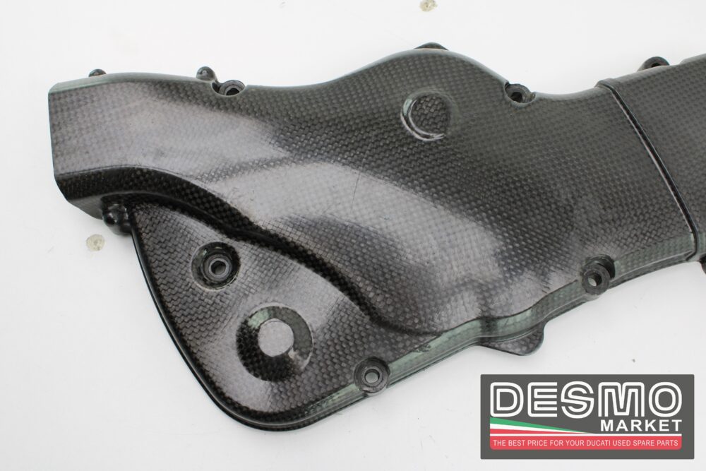Cover copri cinghie carbonio ventilate Ducati 749 999 R ATR - immagine 2