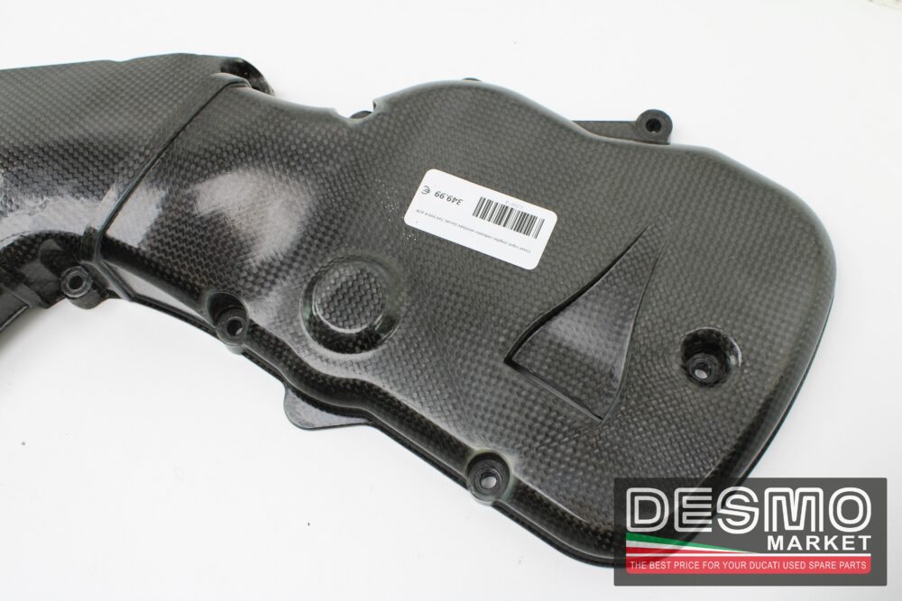 Cover copri cinghie carbonio ventilate Ducati 749 999 R ATR - immagine 3