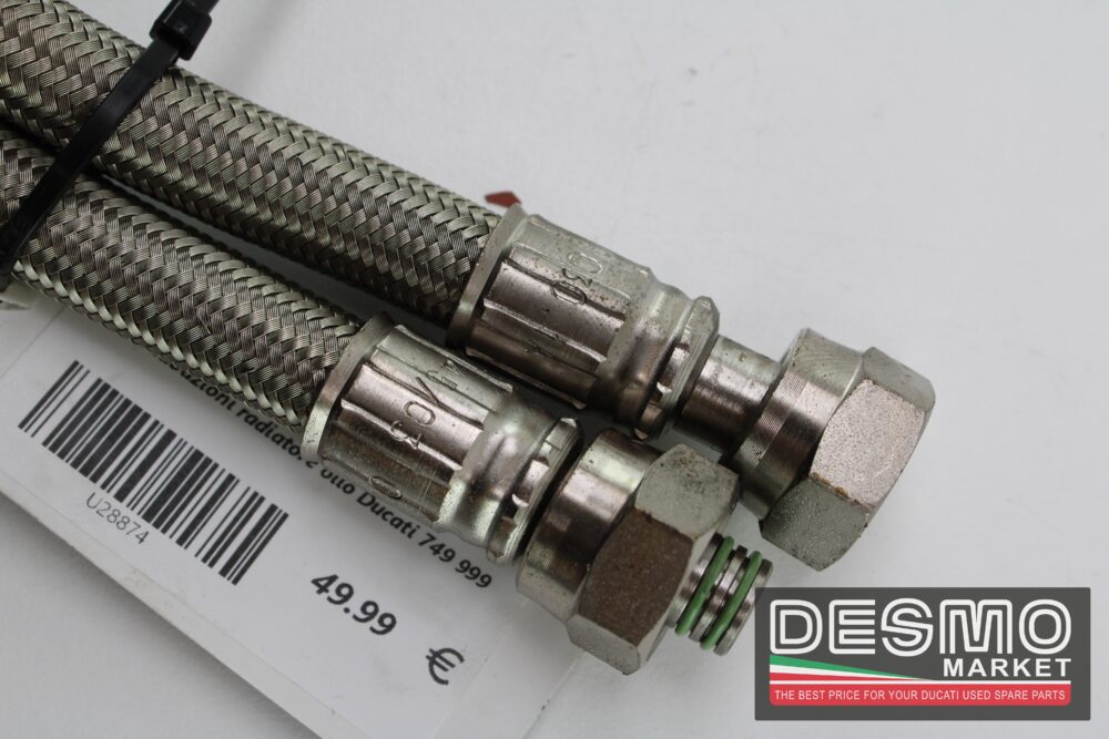Tubi tubazioni radiatore olio Ducati 749 999 - immagine 2