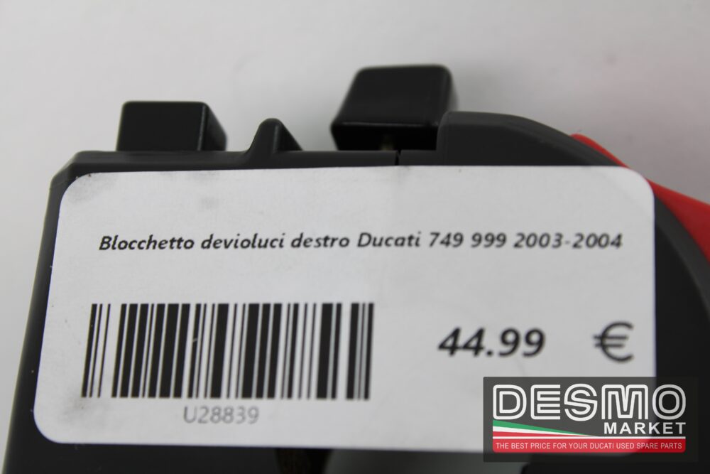 Blocchetto devioluci destro Ducati 749 999 2003-2004 - immagine 6