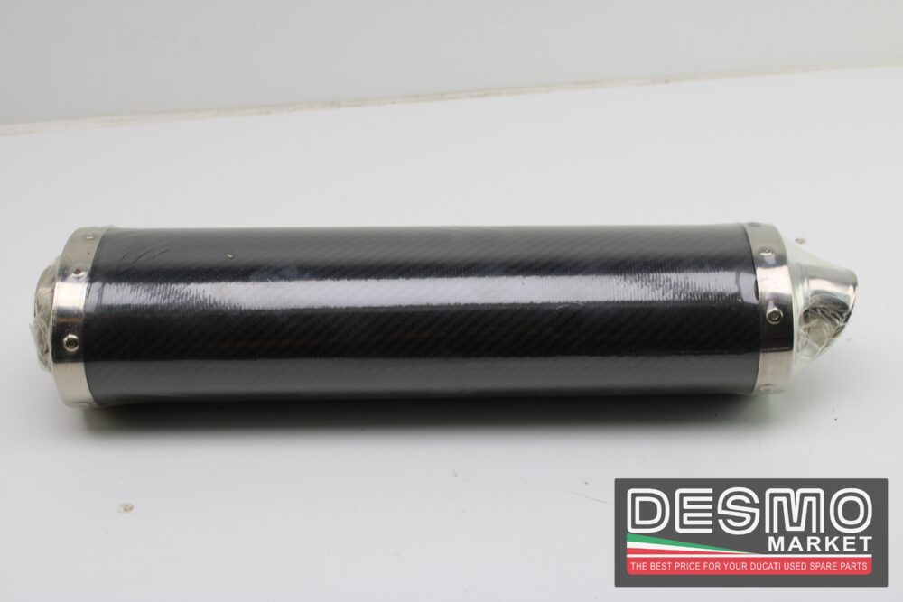 silenziatore omologato carbonio performance  45 mm 748 916 996 - immagine 3