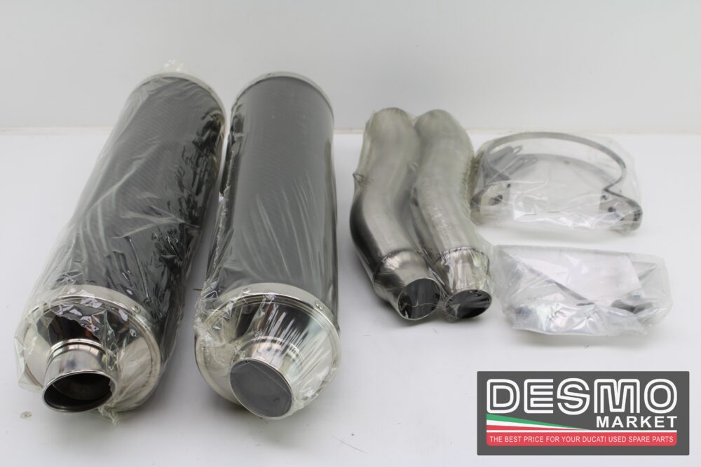 scarichi alti omologati giocamoto carbonio supersport 350 600 750 900