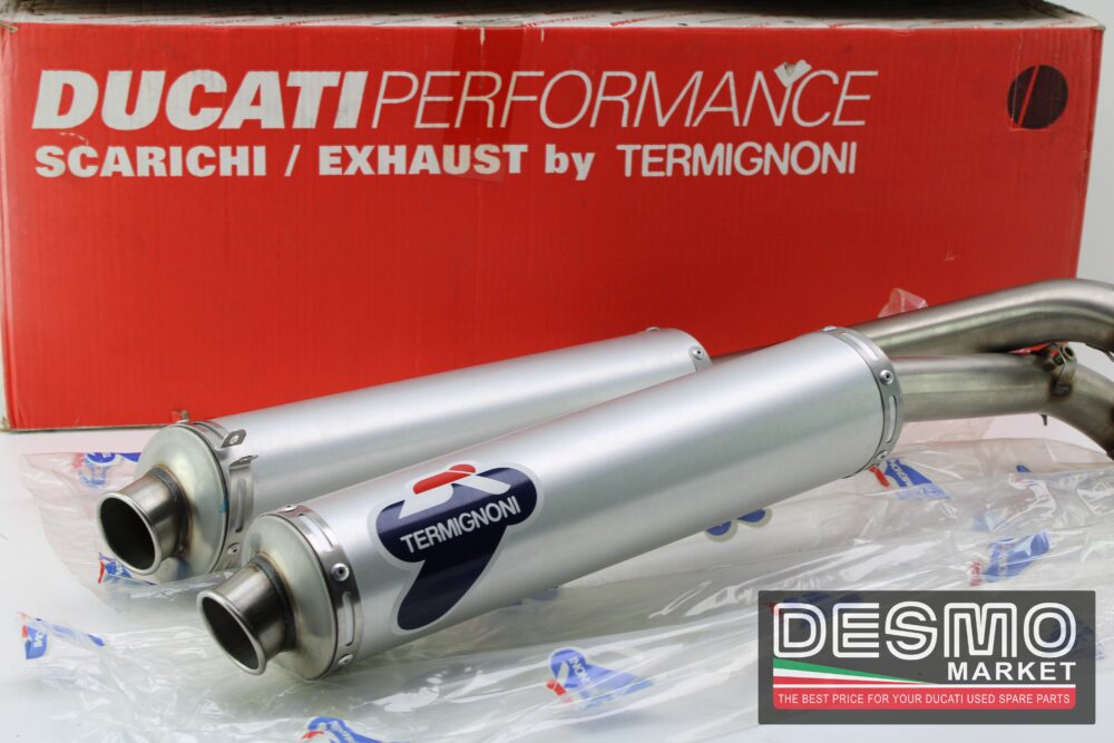 scarichi alluminio 45 mm performance Termignoni ducati 748 916 996 998 - immagine 2