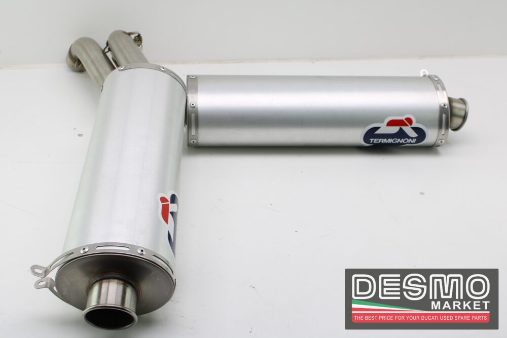 scarichi alluminio 45 mm performance Termignoni ducati 748 916 996 998 - immagine 9