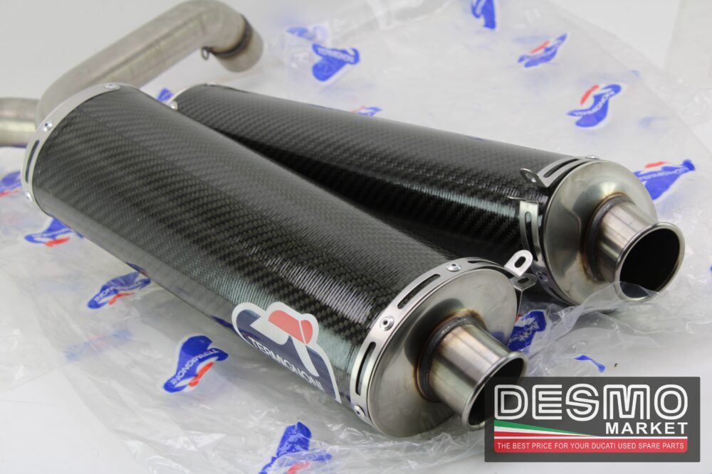 scarichi carbonio 45 mm performance Termignoni ducati 748 916 996 998 - immagine 2
