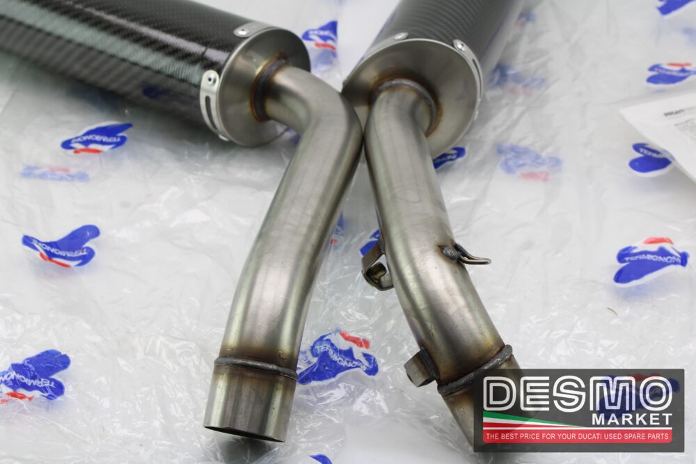 scarichi carbonio 45 mm performance Termignoni ducati 748 916 996 998 - immagine 6