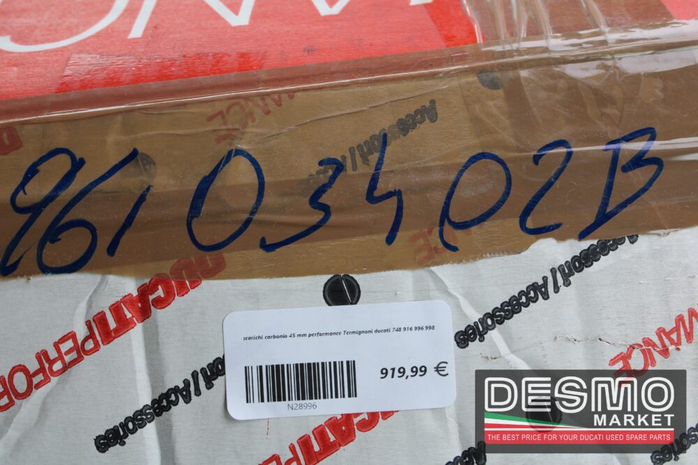 scarichi carbonio 45 mm performance Termignoni ducati 748 916 996 998 - immagine 10