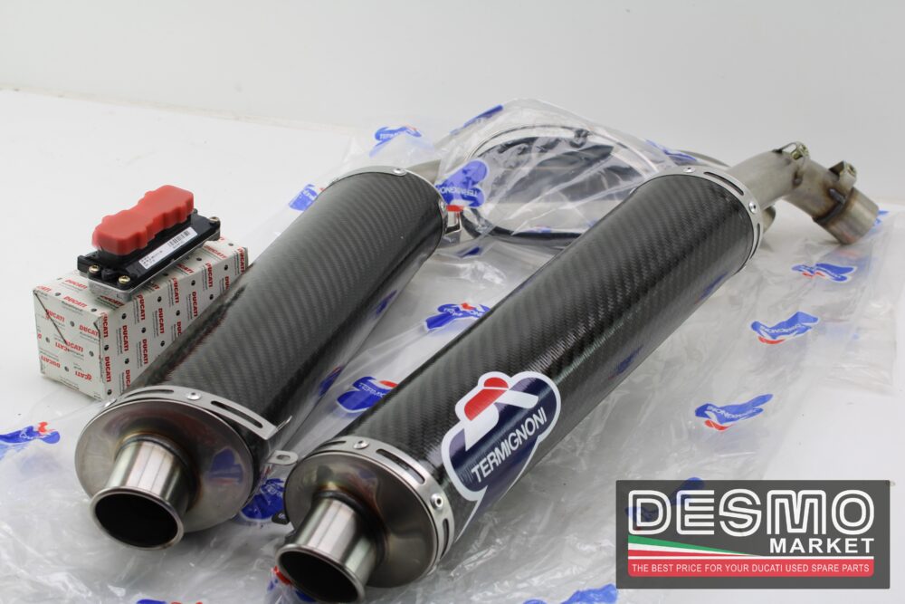 scarichi carbonio 45 mm performance Termignoni ducati 748 916 996 998