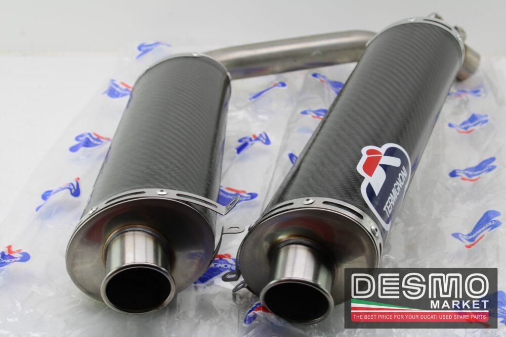 scarichi carbonio 45 mm performance Termignoni ducati 748 916 996 998 - immagine 2