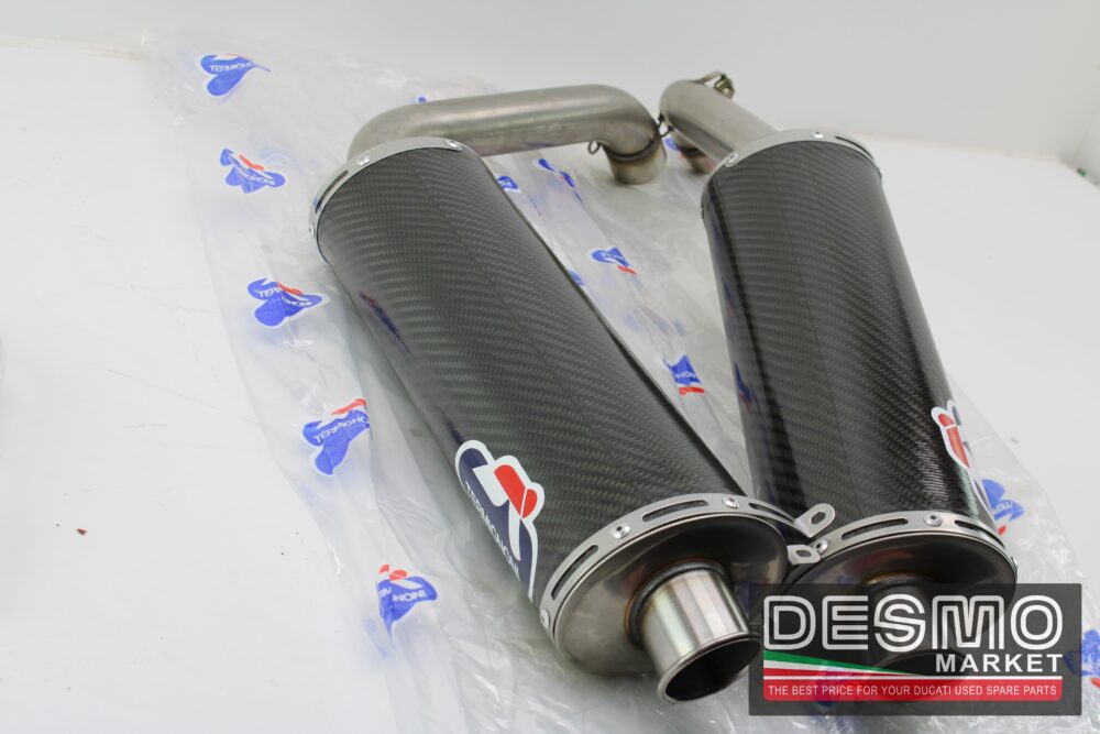 scarichi carbonio 45 mm performance Termignoni ducati 748 916 996 998 - immagine 3