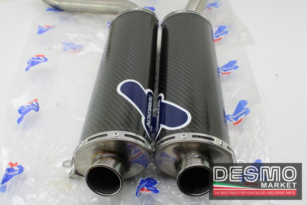 scarichi carbonio 45 mm performance Termignoni ducati 748 916 996 998 - immagine 4