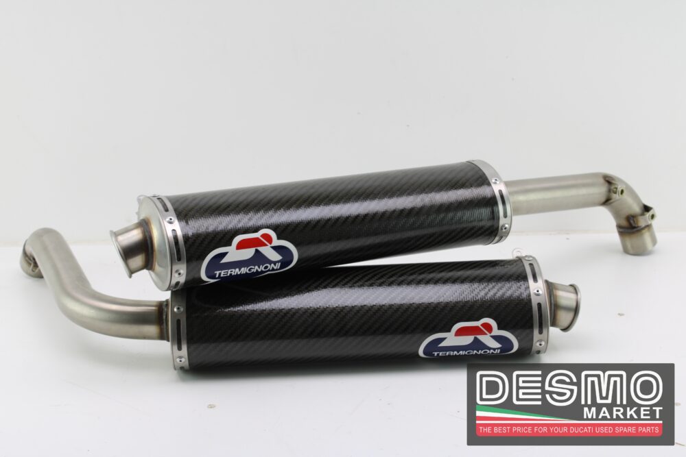 scarichi carbonio 45 mm performance Termignoni ducati 748 916 996 998