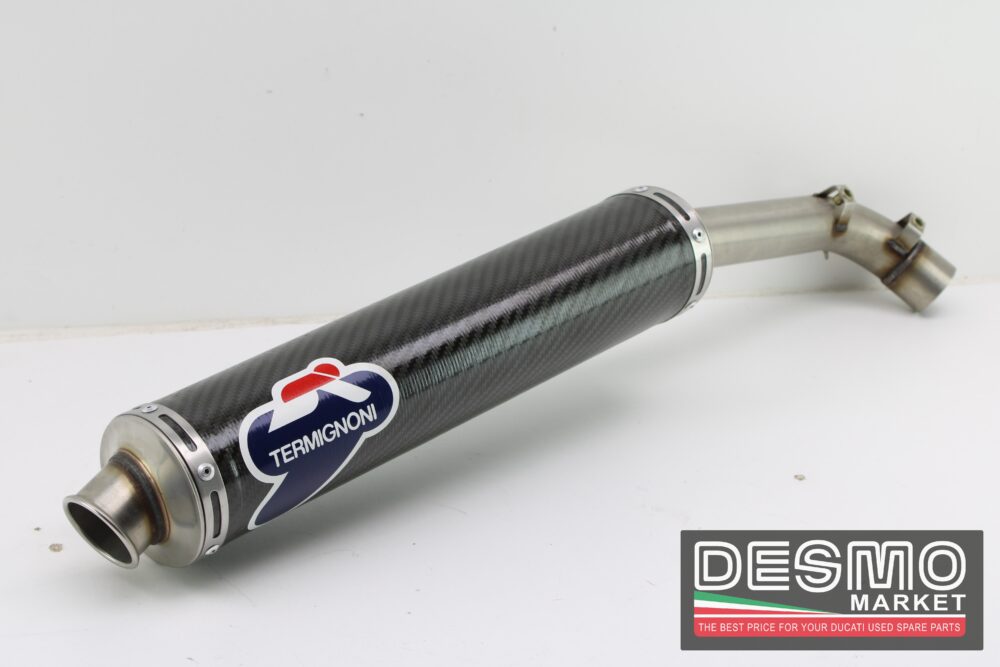scarichi carbonio 45 mm performance Termignoni ducati 748 916 996 998 - immagine 2