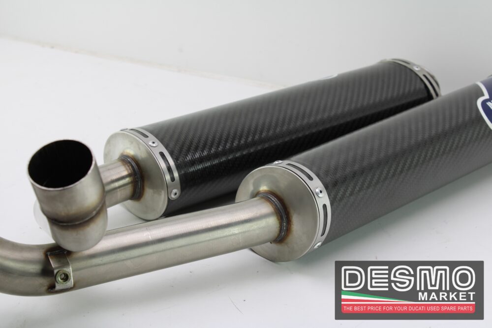 scarichi carbonio 45 mm performance Termignoni ducati 748 916 996 998 - immagine 8