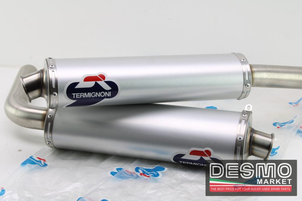 scarichi alluminio 50 mm performance Termignoni ducati 748 916 996 998 - immagine 4
