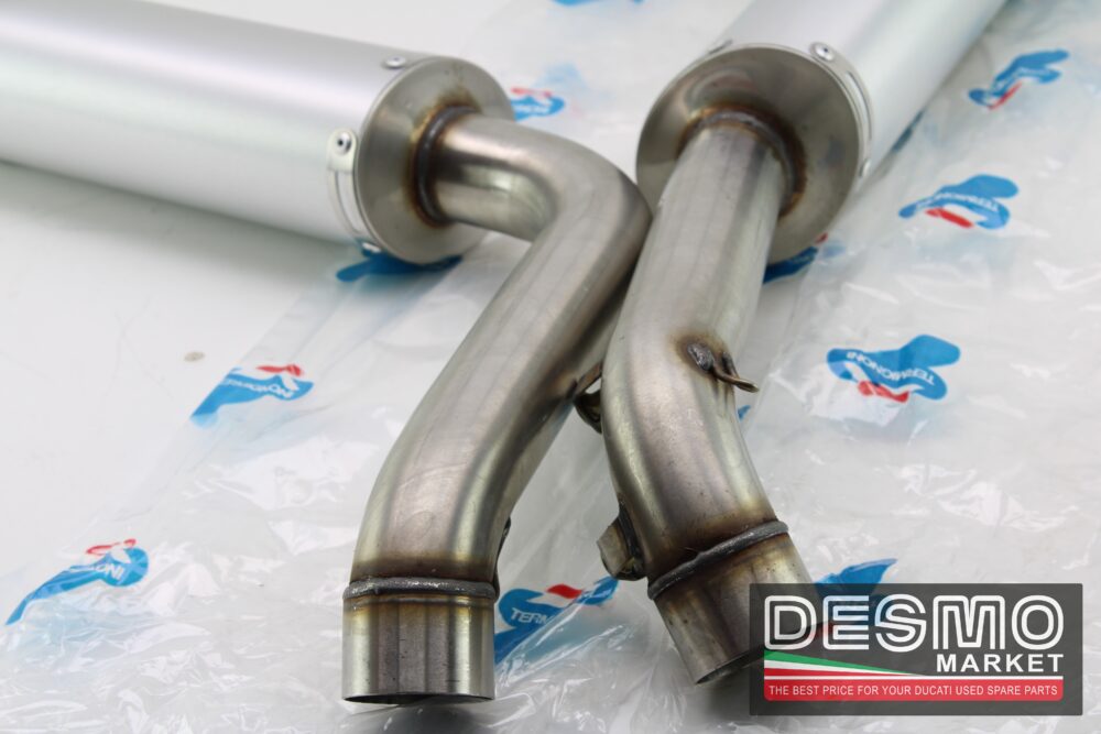 scarichi alluminio 50 mm performance Termignoni ducati 748 916 996 998 - immagine 5