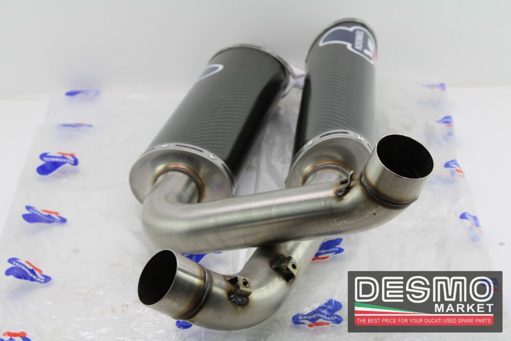 scarichi carbonio body 54 mm performance Termignoni ducati 748 916 996 - immagine 6