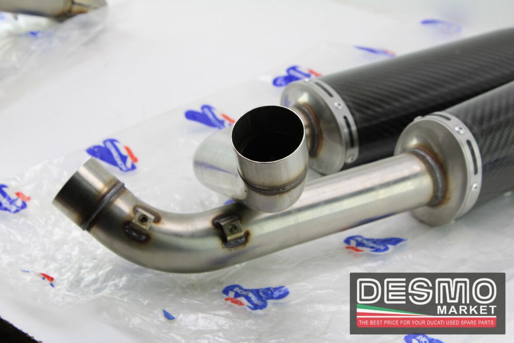 scarichi carbonio body 54 mm performance Termignoni ducati 748 916 996 - immagine 7