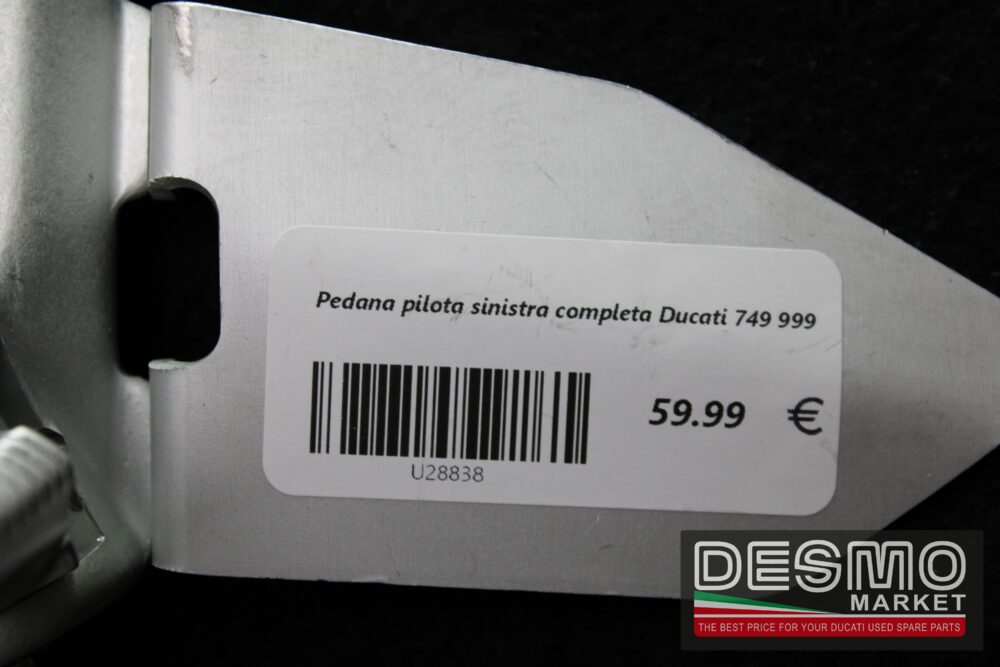 Pedana pilota sinistra completa Ducati 749 999 - immagine 4