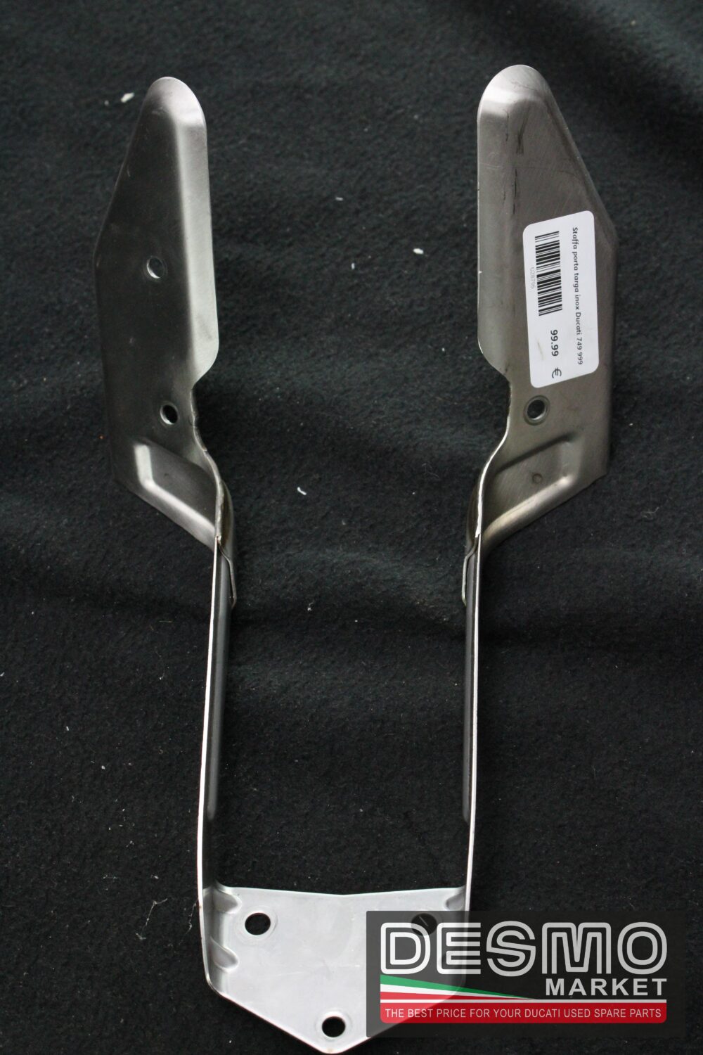 Staffa porta targa inox Ducati 749 999 - immagine 2