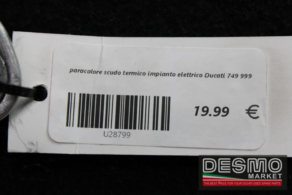paracalore scudo termico impianto elettrico Ducati 749 999 - immagine 4
