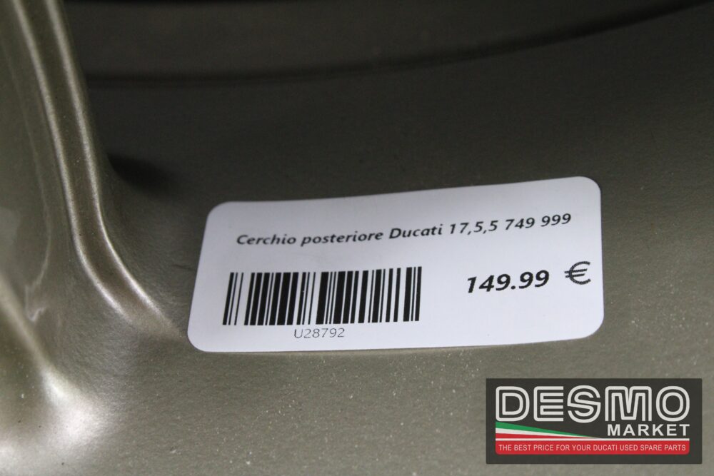 Cerchio posteriore Ducati 17,5,5 749 999 - immagine 6