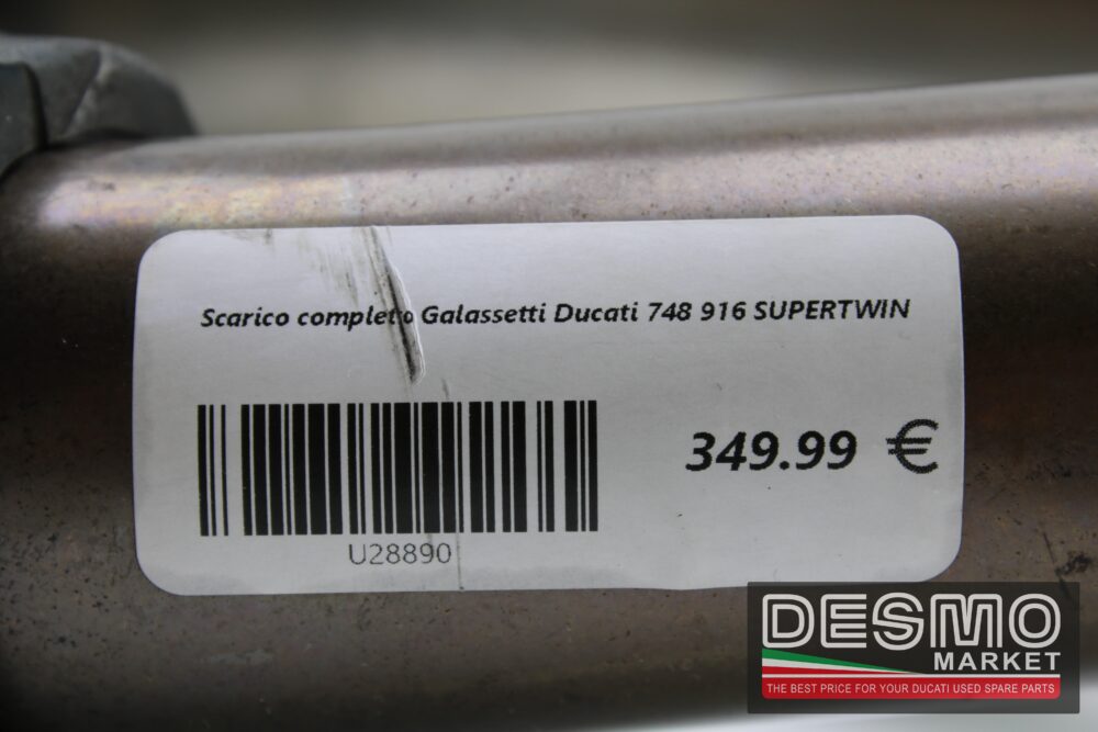 Scarico completo Galassetti Ducati 748 916 SUPERTWIN - immagine 9