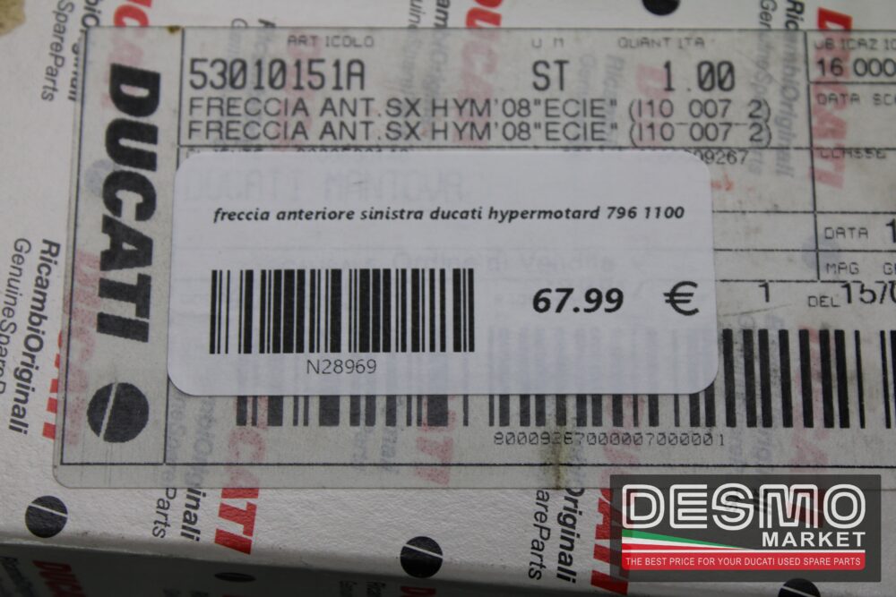 freccia anteriore sinistra ducati hypermotard 796 1100 - immagine 3